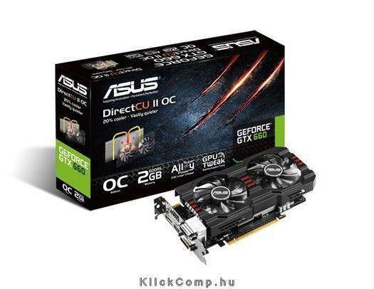 Eladó Már csak volt!!! ASUS GTX660-DC2OCPH-2GD5 Videókártya - olcsó, Új Eladó Már csak volt!!! - Miskolc ( Borsod-Abaúj-Zemplén ) fotó