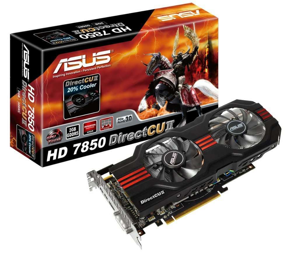 Eladó Már csak volt!!! ASUS HD7850-DC2-2GD5   videokártya ( Szervizben 3 év ) - olcsó, Új Eladó Már csak volt!!! - Miskolc ( Borsod-Abaúj-Zemplén ) fotó
