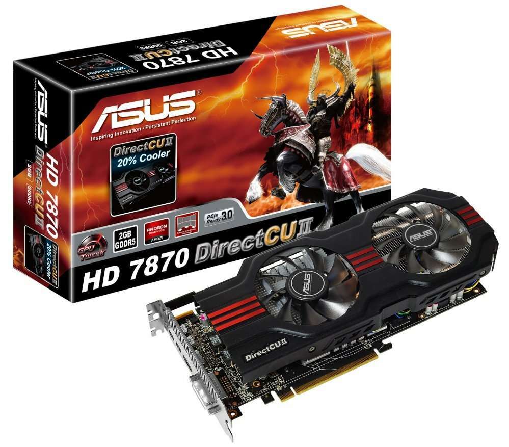 Eladó Már csak volt!!! ASUS HD7870-DC2-2GD5    videokártya ( Szervizben 3 év ) - olcsó, Új Eladó Már csak volt!!! - Miskolc ( Borsod-Abaúj-Zemplén ) fotó