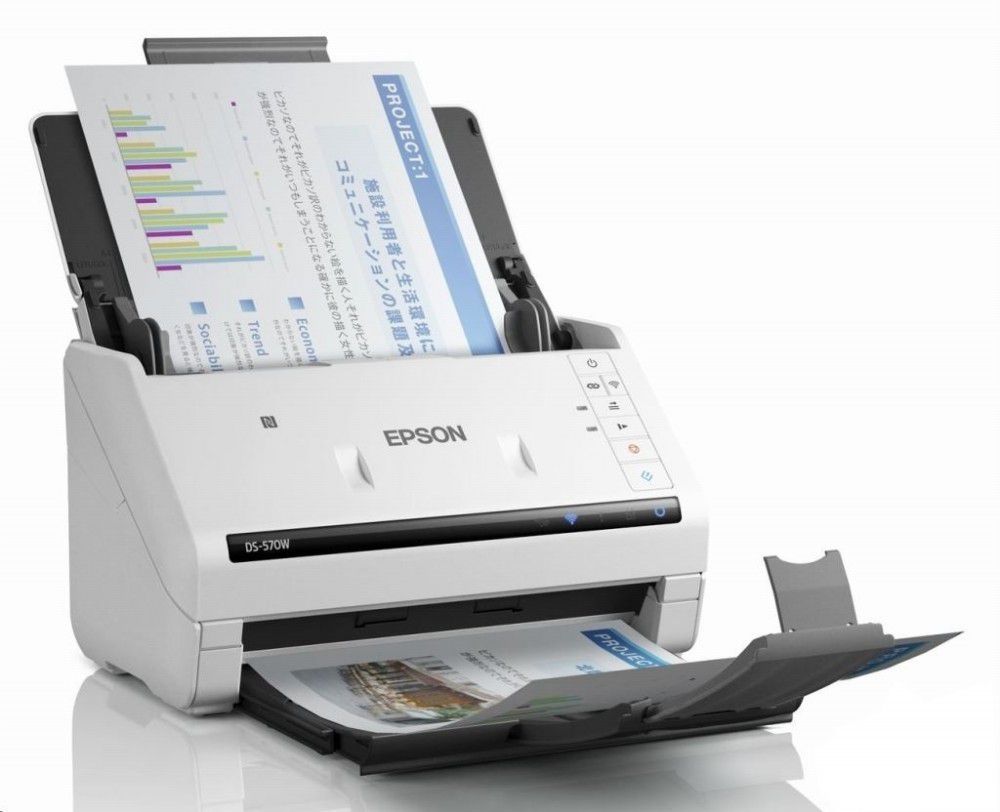 Eladó Már csak volt!!! EPSON Docuscanner WorkForce DS-570W, USB Wifi, Duplex, ADF, A4 35 lap perc, 600 - olcsó, Új Eladó Már csak volt!!! - Miskolc ( Borsod-Abaúj-Zemplén ) fotó