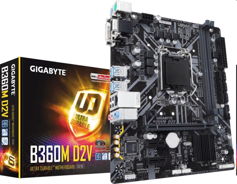 Eladó Már csak volt!!! Alaplap B360 s1151 Gigabyte B360M D2V - olcsó, Új Eladó Már csak volt!!! - Miskolc ( Borsod-Abaúj-Zemplén ) fotó