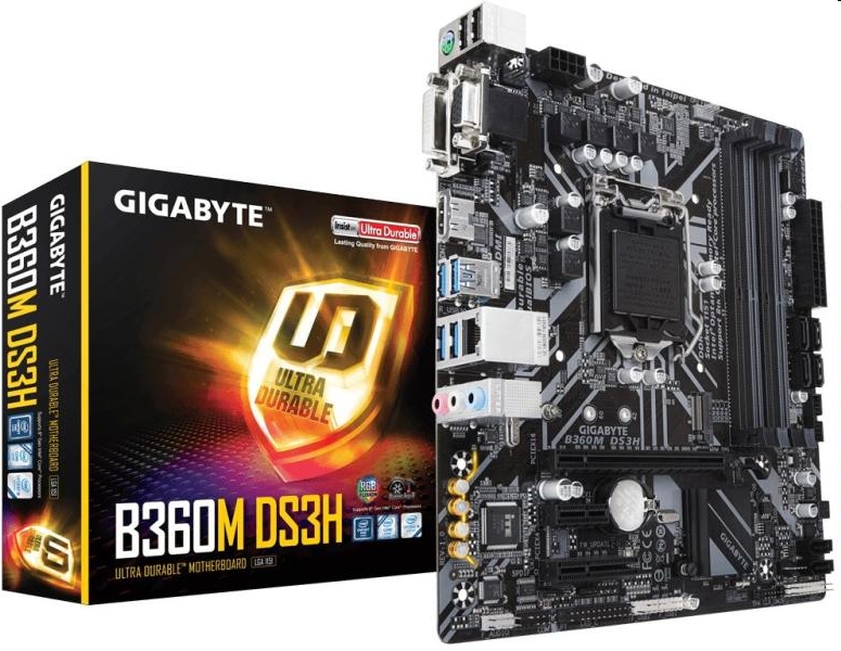 Eladó Már csak volt!!! Alaplap B360 s1151 Gigabyte B360M DS3H - olcsó, Új Eladó Már csak volt!!! - Miskolc ( Borsod-Abaúj-Zemplén ) fotó