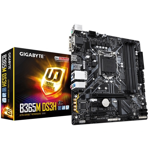 Eladó Már csak volt!!! Alaplap B365 s1151 Gigabyte B365M DS3H - olcsó, Új Eladó Már csak volt!!! - Miskolc ( Borsod-Abaúj-Zemplén ) fotó