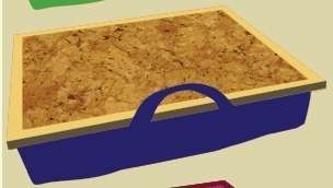 Eladó Már csak volt!!! Notebook tartó babtábla normál sötétkék - natúr parafa ( ölben állvány ) - olcsó, Új Eladó Már csak volt!!! - Miskolc ( Borsod-Abaúj-Zemplén ) fotó