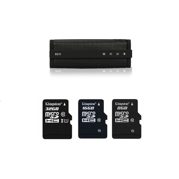 Eladó Hangszóró Bluetooth hangszóró fekete S311 Plus 16GB MicroSD kártya csomag - olcsó, Új Eladó - Miskolc ( Borsod-Abaúj-Zemplén ) fotó