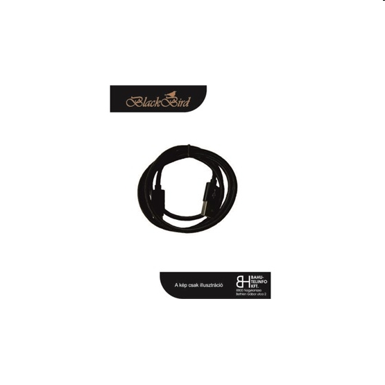 Eladó Már csak volt!!! Adatkábel iPhone USB-lighting BlackBird BH160 2m fekete - olcsó, Új Eladó Már csak volt!!! - Miskolc ( Borsod-Abaúj-Zemplén ) fotó