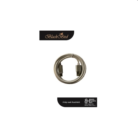 Eladó Már csak volt!!! Adatkábel BlackBird Type-c USB harisnyázott 1m Fehér - olcsó, Új Eladó Már csak volt!!! - Miskolc ( Borsod-Abaúj-Zemplén ) fotó
