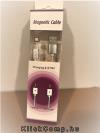 Eladó Már csak volt!!! Kábel Mágneses Arany; USB-Lightning; Telefonban hagyható mágneses csatlakozóvég; - olcsó, Új Eladó Már csak volt!!! - Miskolc ( Borsod-Abaúj-Zemplén ) fotó 1