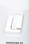 Eladó Már csak volt!!! Kábel Átalakító USB-C - Multiport ezüst; USB-C apa - 2xUSB3.0 USB-C anya; SD mic - olcsó, Új Eladó Már csak volt!!! - Miskolc ( Borsod-Abaúj-Zemplén ) fotó 1