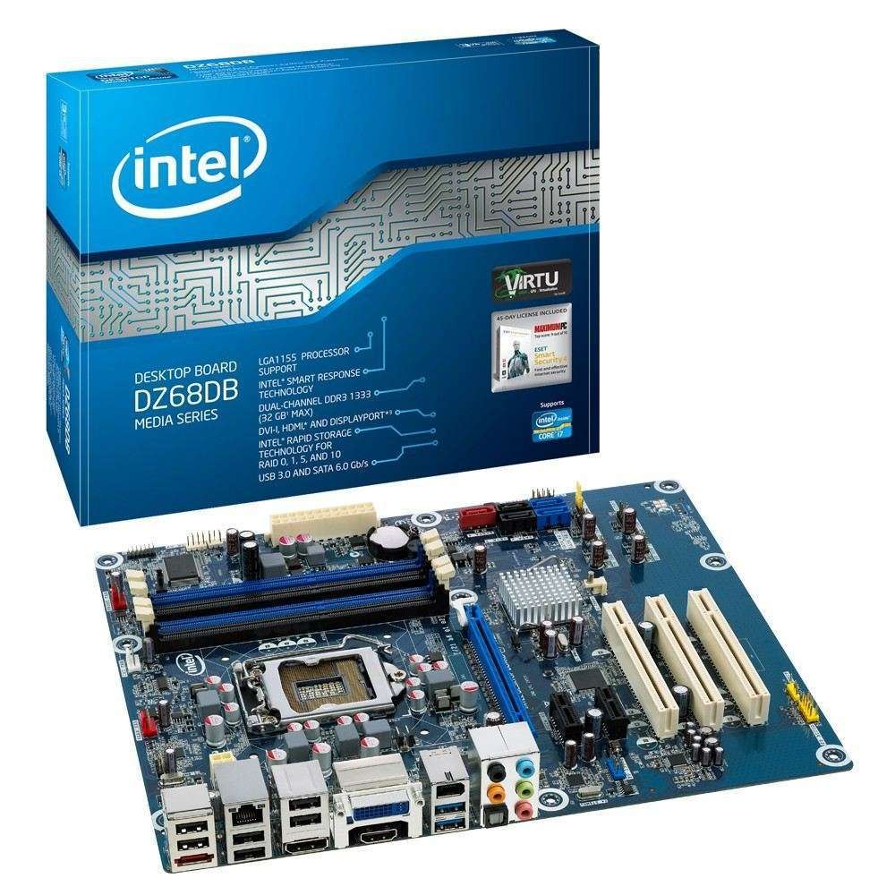 Eladó Már csak volt!!! Intel BLKDZ68DB BULK Intel Z68 LGA1155 ATX alaplap ( 3 év) - olcsó, Új Eladó Már csak volt!!! - Miskolc ( Borsod-Abaúj-Zemplén ) fotó