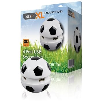 Eladó Már csak volt!!! basicXL 4-portos foci USB 2.0 hub - olcsó, Új Eladó Már csak volt!!! - Miskolc ( Borsod-Abaúj-Zemplén ) fotó