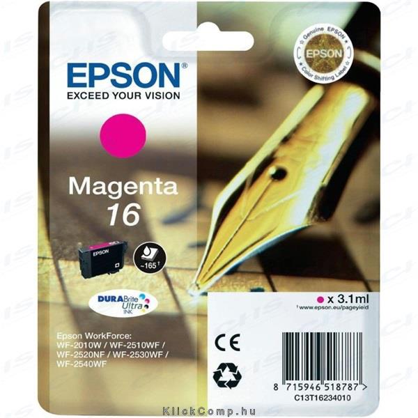 Eladó Már csak volt!!! EPSON T1621 tintapatron piros 3,1 ml Patron 16 - olcsó, Új Eladó Már csak volt!!! - Miskolc ( Borsod-Abaúj-Zemplén ) fotó