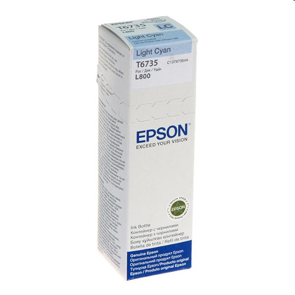 Eladó Már csak volt!!! Epson világoskék tintatartály T6735 L800, L805, L810, L850, L1800 POS nyomtató B - olcsó, Új Eladó Már csak volt!!! - Miskolc ( Borsod-Abaúj-Zemplén ) fotó