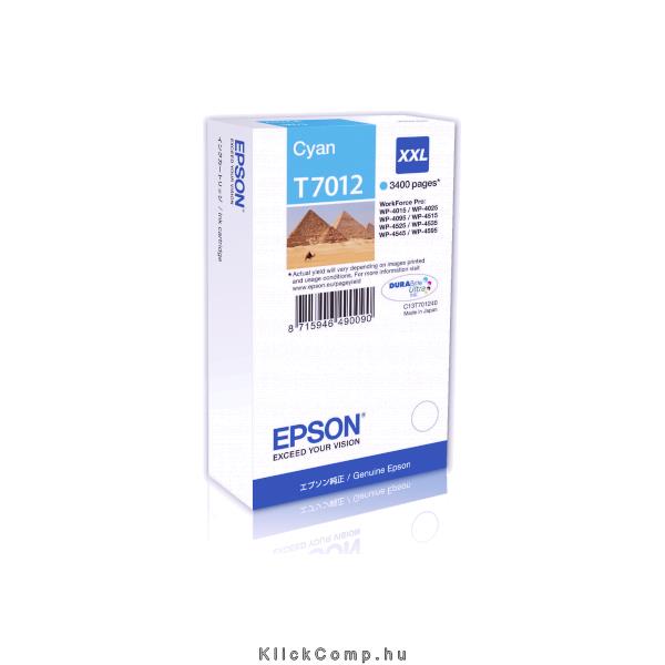 Eladó Már csak volt!!! EPSON WorkForce Pro WP-4000 4500 tintaPatron XXL Kék Cyan 3.4k - olcsó, Új Eladó Már csak volt!!! - Miskolc ( Borsod-Abaúj-Zemplén ) fotó