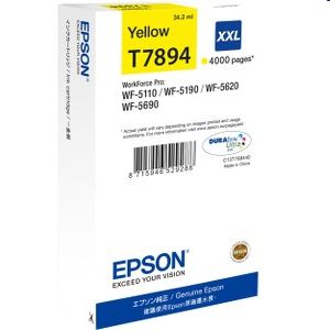 Eladó Epson sárga tintapatron XXL T7894 WF-5000 sorozatú nyomtatóhoz 4000 oldal - olcsó, Új Eladó - Miskolc ( Borsod-Abaúj-Zemplén ) fotó
