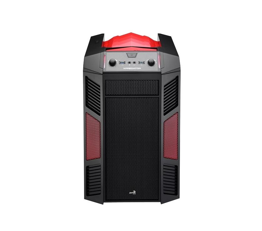 Eladó Már csak volt!!! Számítógépház MicroATX fekete piros Aerocool Xpredator Cube - olcsó, Új Eladó Már csak volt!!! - Miskolc ( Borsod-Abaúj-Zemplén ) fotó