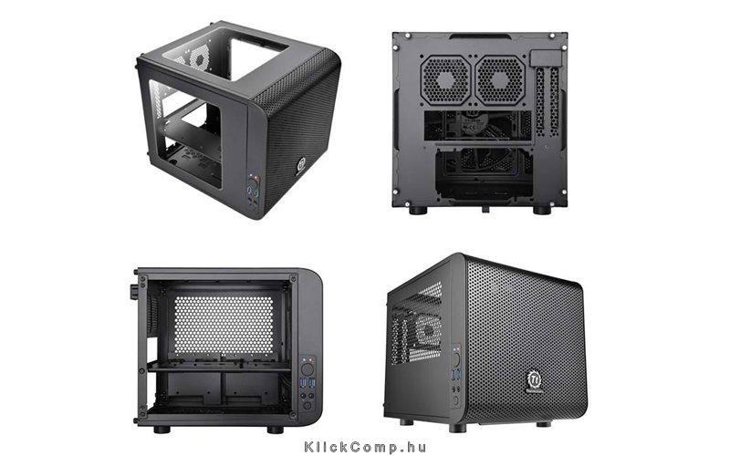 Eladó Már csak volt!!! Számítógépház ITX THERMALTAKE Core V1 fekete ház - olcsó, Új Eladó Már csak volt!!! - Miskolc ( Borsod-Abaúj-Zemplén ) fotó