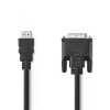 Eladó Már csak volt!!! HDMI DVI-D Kábel  Nedis 2M fekete - olcsó, Új Eladó Már csak volt!!! - Miskolc ( Borsod-Abaúj-Zemplén ) fotó 1