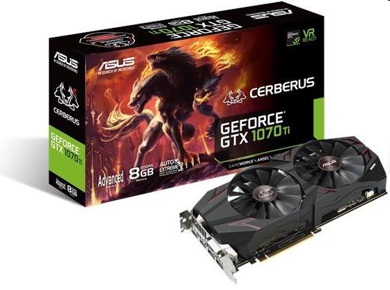Eladó Már csak volt!!! VGA GTX1070TI ASUS videokártya nVidia CERBERUS GTX1070TI A8G - olcsó, Új Eladó Már csak volt!!! - Miskolc ( Borsod-Abaúj-Zemplén ) fotó