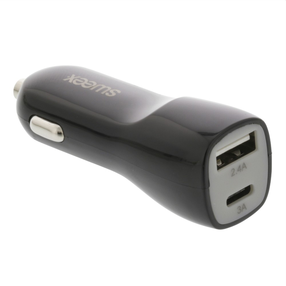 Eladó Már csak volt!!! Autós Töltő 3.4A USB   USB-C 2-Kimenet Fekete - olcsó, Új Eladó Már csak volt!!! - Miskolc ( Borsod-Abaúj-Zemplén ) fotó