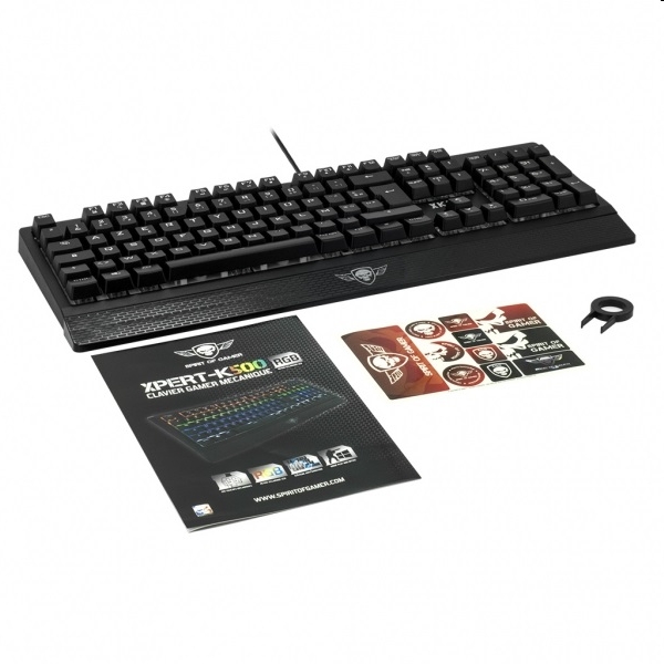 Eladó Gamer billentyűzet USB Spirit of Gamer XPERT K500 fekete HU - olcsó, Új Eladó - Miskolc ( Borsod-Abaúj-Zemplén ) fotó