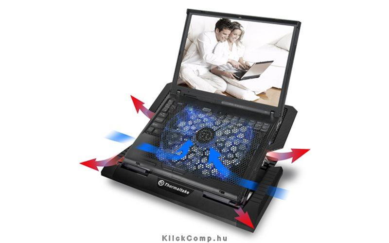 Eladó Már csak volt!!! Massive 23 GT Black 10"-17" notebook 20cm Kék LED fan hűtő - olcsó, Új Eladó Már csak volt!!! - Miskolc ( Borsod-Abaúj-Zemplén ) fotó