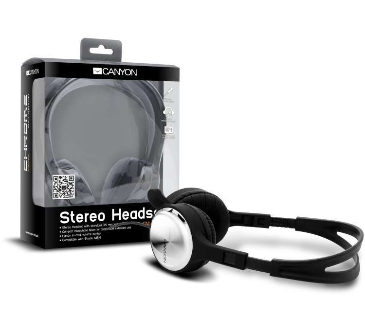 Eladó Már csak volt!!! Fejhallgató CANYON Plus Mikrofon Stereo Headset (2 év gar) - olcsó, Új Eladó Már csak volt!!! - Miskolc ( Borsod-Abaúj-Zemplén ) fotó