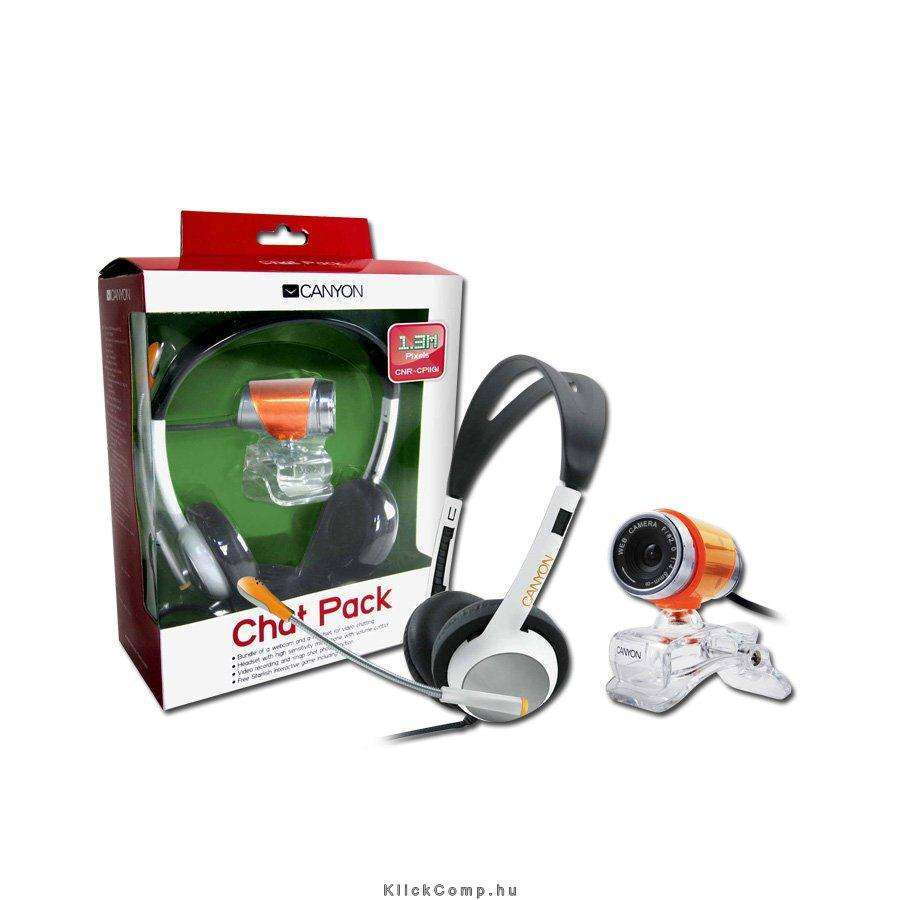 Eladó Már csak volt!!! Multimedia Kit CANYON CNR-CP11G1 ( 1.3 Mega pixels webcam with headset), Retail - olcsó, Új Eladó Már csak volt!!! - Miskolc ( Borsod-Abaúj-Zemplén ) fotó