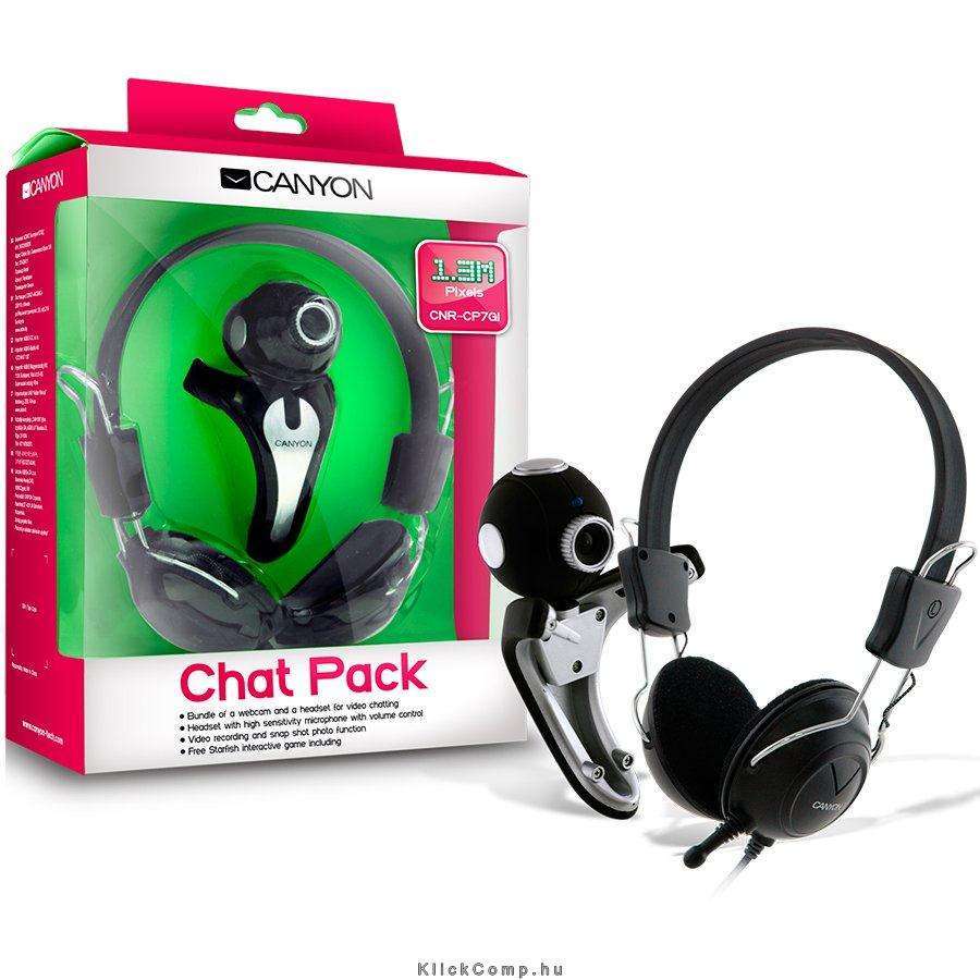 Eladó Már csak volt!!! Multimedia Kit CANYON CNR-CP7G1 ( 1.3 Mega pixels webcam with headset), Retail - olcsó, Új Eladó Már csak volt!!! - Miskolc ( Borsod-Abaúj-Zemplén ) fotó