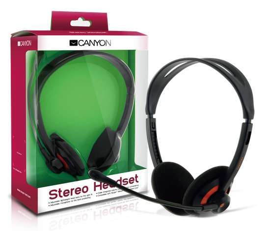 Eladó Már csak volt!!! Fejhallgató CANYON HS4 Plus Mikrofon Stereo Headset (2 év gar) - olcsó, Új Eladó Már csak volt!!! - Miskolc ( Borsod-Abaúj-Zemplén ) fotó