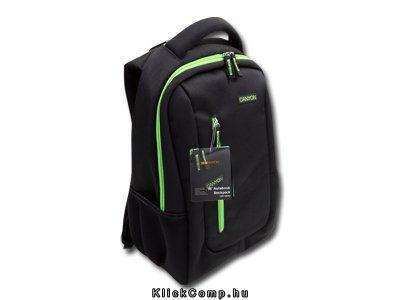 Eladó Már csak volt!!! Laptop Case CANYON Backpack for up to 16" laptop, Nylon, Black Green - olcsó, Új Eladó Már csak volt!!! - Miskolc ( Borsod-Abaúj-Zemplén ) fotó