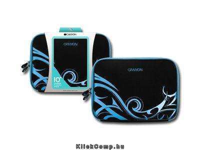 Eladó Már csak volt!!! Laptop Case CANYON Sleeve for up to 10" laptop, Neoprene, Black Blue - olcsó, Új Eladó Már csak volt!!! - Miskolc ( Borsod-Abaúj-Zemplén ) fotó