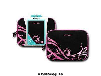 Eladó Már csak volt!!! Laptop Case CANYON Sleeve for up to 10" laptop, Neoprene, Black Pink - olcsó, Új Eladó Már csak volt!!! - Miskolc ( Borsod-Abaúj-Zemplén ) fotó
