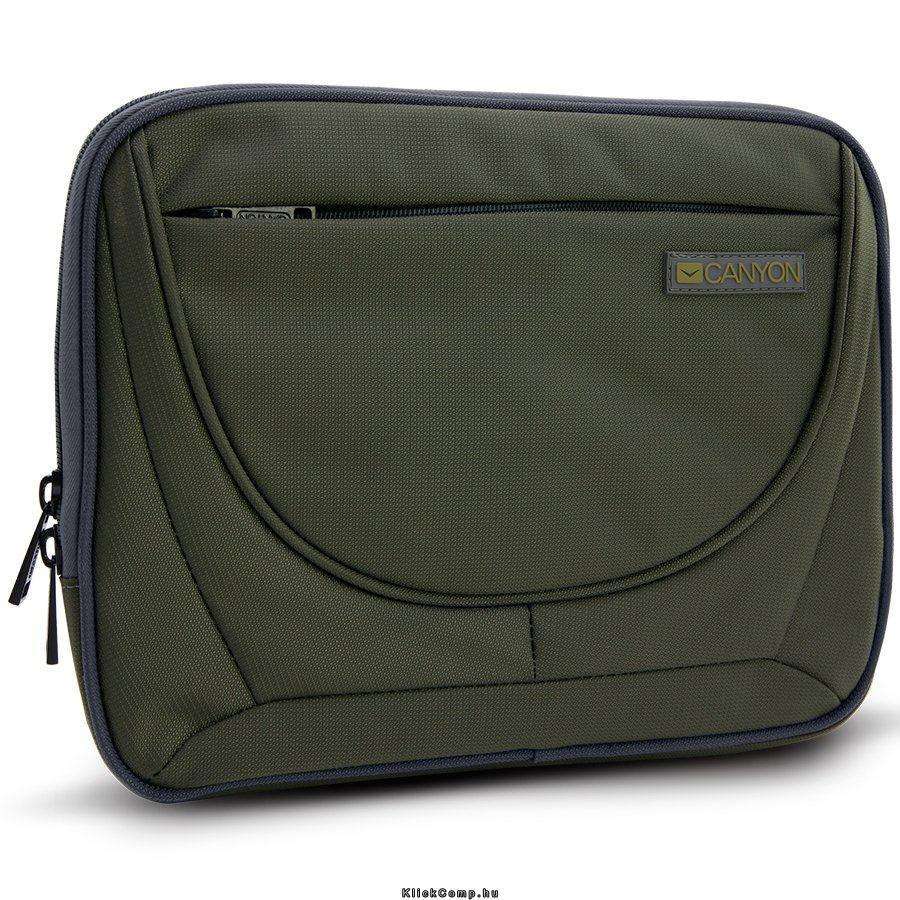 Eladó Már csak volt!!! Laptop Case CANYON Sleeve for 10" Notebooks and Tablet PCs, Olive Green - olcsó, Új Eladó Már csak volt!!! - Miskolc ( Borsod-Abaúj-Zemplén ) fotó