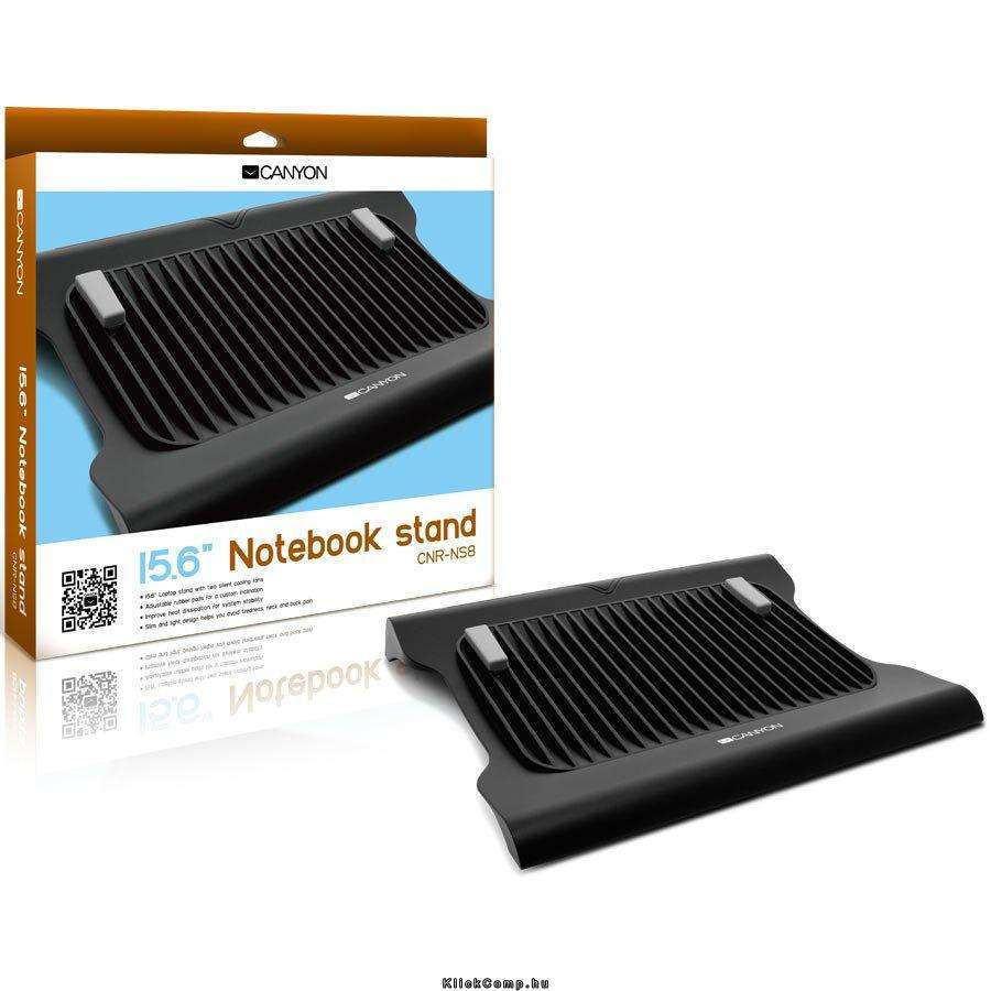 Eladó Már csak volt!!! Notebook Cooler , 2 x 66mm, 1600 RPM, Black Silver, Retail - olcsó, Új Eladó Már csak volt!!! - Miskolc ( Borsod-Abaúj-Zemplén ) fotó