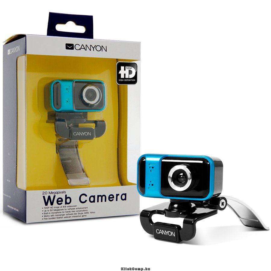 Eladó Már csak volt!!! Web Camera CANYON CNR-WCAM920 (2Mpixel, 1 4", CMOS, USB 2.0) Black Blue - olcsó, Új Eladó Már csak volt!!! - Miskolc ( Borsod-Abaúj-Zemplén ) fotó