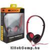 Eladó Már csak volt!!! stereo headphone, 3.5mm plug, black with red color - olcsó, Új Eladó Már csak volt!!! - Miskolc ( Borsod-Abaúj-Zemplén ) fotó 1