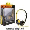 Eladó Már csak volt!!! stereo headphone; 3.5mm plug; black with yellow color - olcsó, Új Eladó Már csak volt!!! - Miskolc ( Borsod-Abaúj-Zemplén ) fotó 1