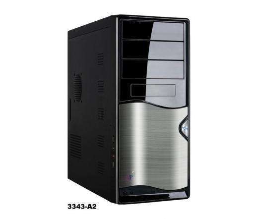 Eladó Már csak volt!!! Codegen Q-3343-A2 450W 12 cm ezüst-fekete ATX ház - olcsó, Új Eladó Már csak volt!!! - Miskolc ( Borsod-Abaúj-Zemplén ) fotó