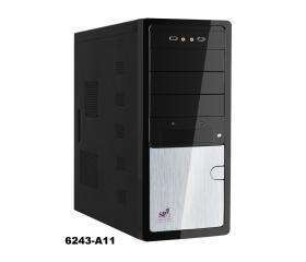 Eladó Már csak volt!!! Codegen Q-6243-A11 450W 12 cm ezüst-fekete ATX ház ( 2 év) - olcsó, Új Eladó Már csak volt!!! - Miskolc ( Borsod-Abaúj-Zemplén ) fotó