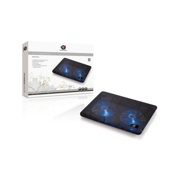 Eladó Már csak volt!!! Conceptronic notebook hűtőpad, 2 ventillátor 17" - olcsó, Új Eladó Már csak volt!!! - Miskolc ( Borsod-Abaúj-Zemplén ) fotó