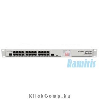 Eladó Már csak volt!!! 24port GbE Cloud Router Switch LAN 1x SFP uplink 1U 19" MikroTik CRS125-24G-1S-R - olcsó, Új Eladó Már csak volt!!! - Miskolc ( Borsod-Abaúj-Zemplén ) fotó