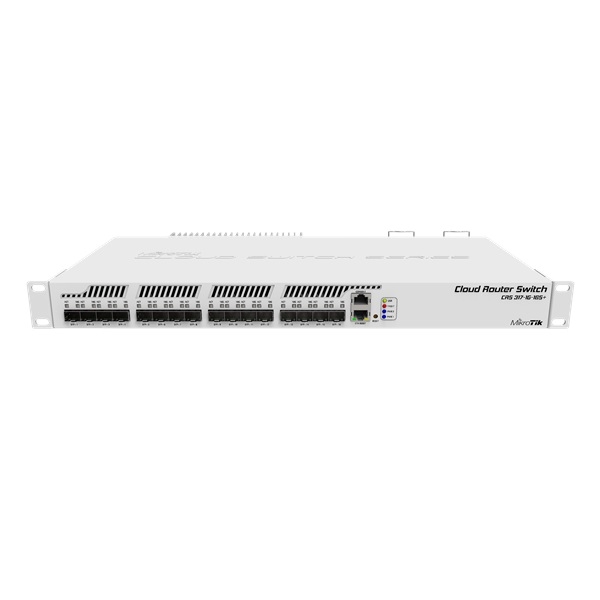 Eladó MikroTik CRS317-1G-16SPlusRM 1xGbE LAN, 16xSFPPlus, 19" Rackmount Cloud Router S - olcsó, Új Eladó - Miskolc ( Borsod-Abaúj-Zemplén ) fotó
