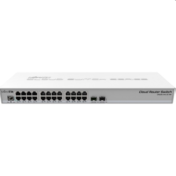 Eladó Router 24port MikroTik CRS326-24G-2SPlusRM 1U 19" 24port GbE LAN 2x SFPPlus upli - olcsó, Új Eladó - Miskolc ( Borsod-Abaúj-Zemplén ) fotó