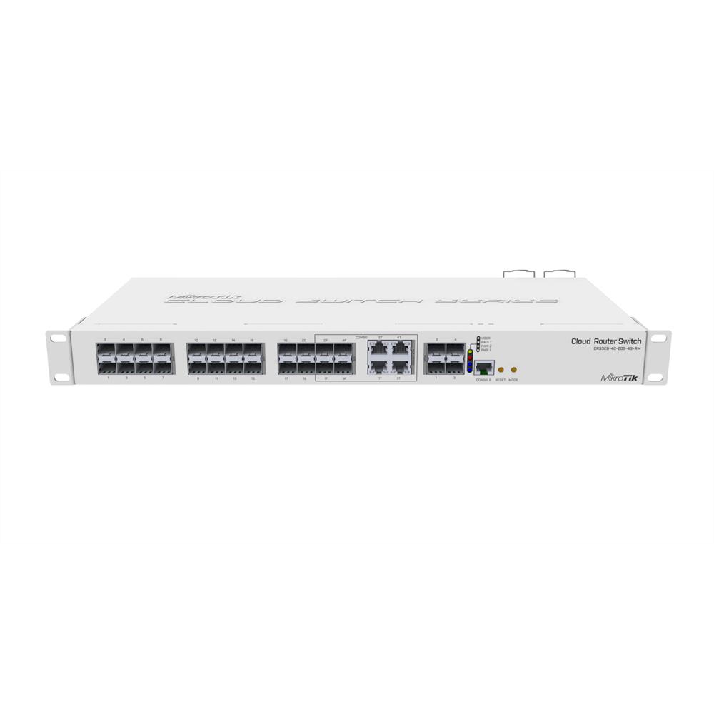 Eladó MikroTik CRS328-4C-20S-4SPlusRM 20xSFP port 4xSFPPlus port 4 Combo (SFP GbE LAN) - olcsó, Új Eladó - Miskolc ( Borsod-Abaúj-Zemplén ) fotó