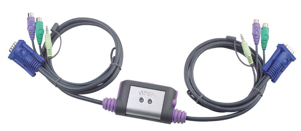 Eladó Már csak volt!!! 2 port KVM switch - olcsó, Új Eladó Már csak volt!!! - Miskolc ( Borsod-Abaúj-Zemplén ) fotó