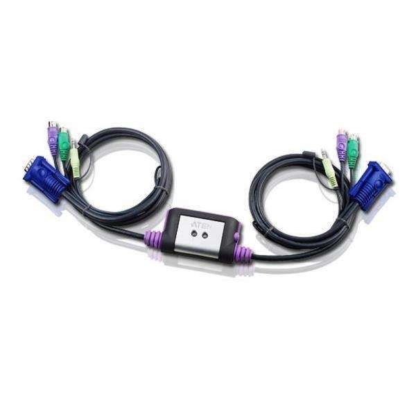 Eladó Már csak volt!!! ATEN KVM switch 2PC USB CS62T-A7 - olcsó, Új Eladó Már csak volt!!! - Miskolc ( Borsod-Abaúj-Zemplén ) fotó