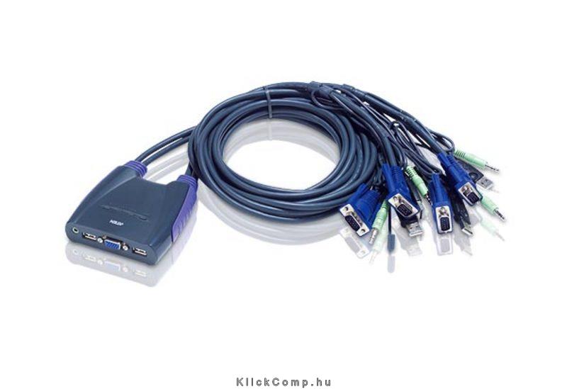 Eladó Már csak volt!!! ATEN KVM S.4PC USB Pluskábel CS-64US - olcsó, Új Eladó Már csak volt!!! - Miskolc ( Borsod-Abaúj-Zemplén ) fotó