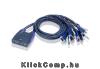 Eladó Már csak volt!!! ATEN KVM S.4PC USB Pluskábel CS-64US - olcsó, Új Eladó Már csak volt!!! - Miskolc ( Borsod-Abaúj-Zemplén ) fotó 1