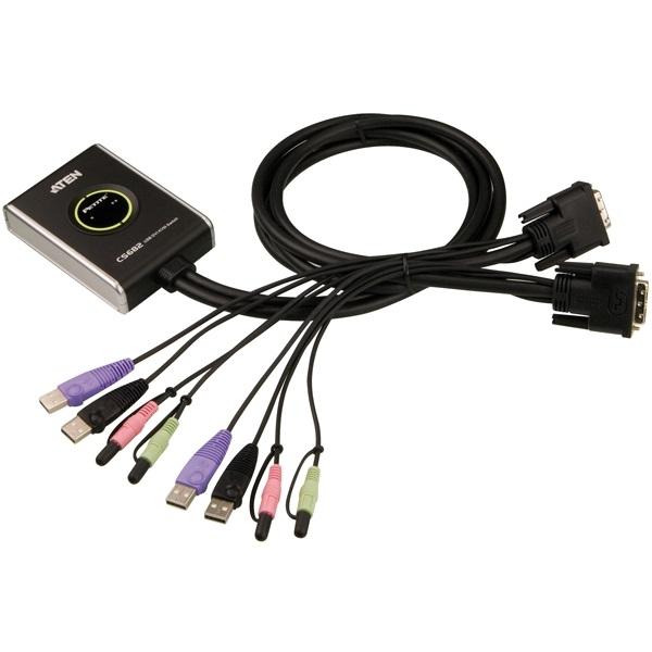 Eladó Már csak volt!!! KVM S.2PC USB DVI CS682 - olcsó, Új Eladó Már csak volt!!! - Miskolc ( Borsod-Abaúj-Zemplén ) fotó